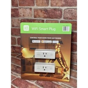 Wemo Mini Smart Plug WiFi Enabled Pack of 2 Works with Alexa and Google Sealed